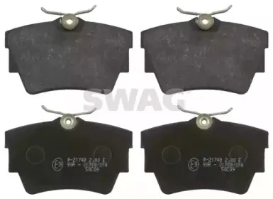 Комплект тормозных колодок, дисковый тормоз SWAG купить